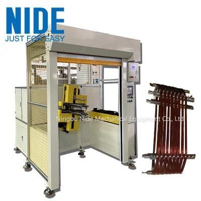 Automatic Horizontal Big Wire Winder Electric Motor Stator Coil Wire Winding Machine