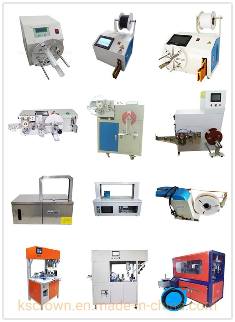 Semi-Automatic Wire Winding and Binding Machine Desktop Cable Coil Winding Machine