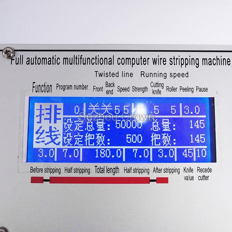 Automatic Multi-Pin Flat Cable Cutting Splitting and Stripping Machine Wl-668f