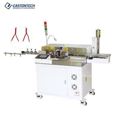 Eastontech EW-21F Wire Cutting Stripping Twisting Tinning Two Ends Terminal Crimping Plastic Case Housing Insertion Crimping Machine