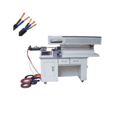 Long Power Cord Cable 2 Wire Cut Strip Machine 2 Layer Cutting and Stripping Machine with Cheap Price