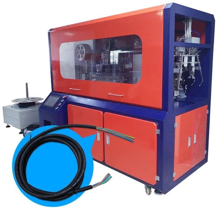 Aio Full-Automatic Wire Cutting Stripping Winding and Tying Machine