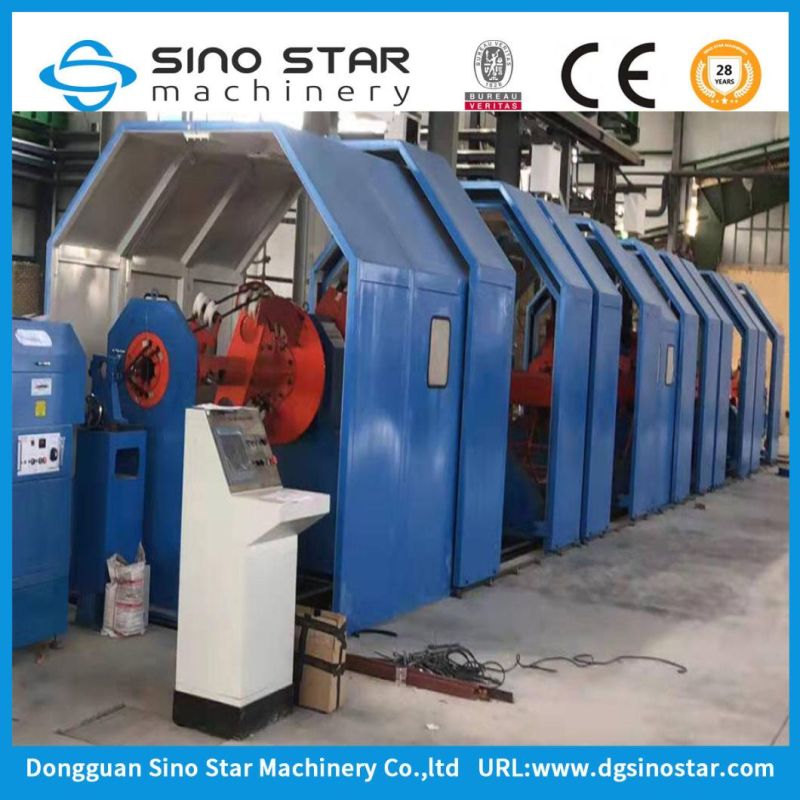 High Speed Bow Type Cable Stranding Bunching Machine for Production Line