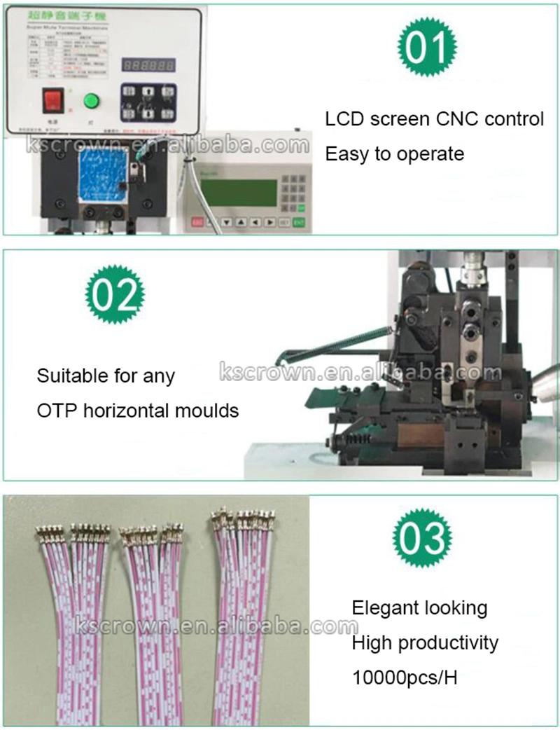 IDC/IDE Flat Ribbon Cable Single Head Crimping Machine