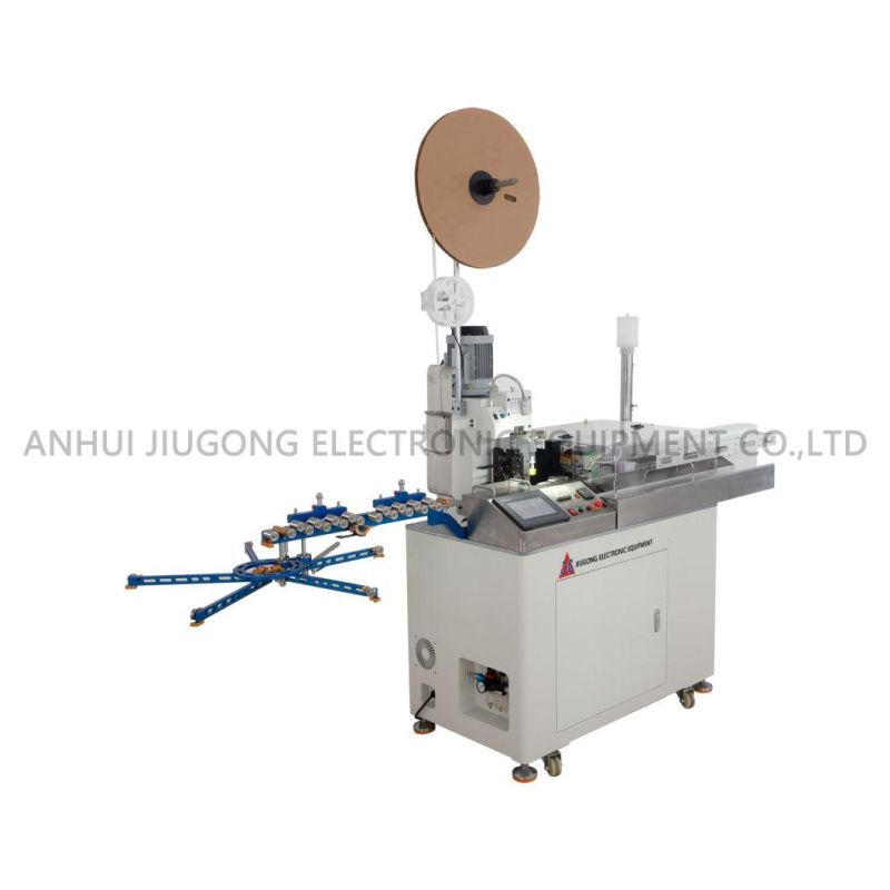 Automatic Single Head Five Wire Terminal Crimping Machine Dipping Tin Machine