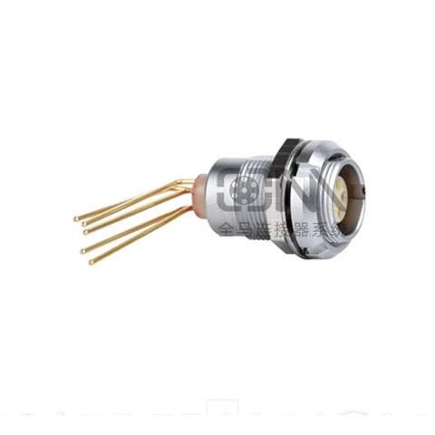 Qm B Series Zcg Bending-Pin Fixed Socket 12V Push-Pull RJ45 M12 Connector Banana Plug Socket Terminal Connector