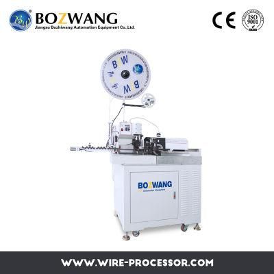 Full Automatic Single End Terminal Crimping and Tinning Machine with 4wires