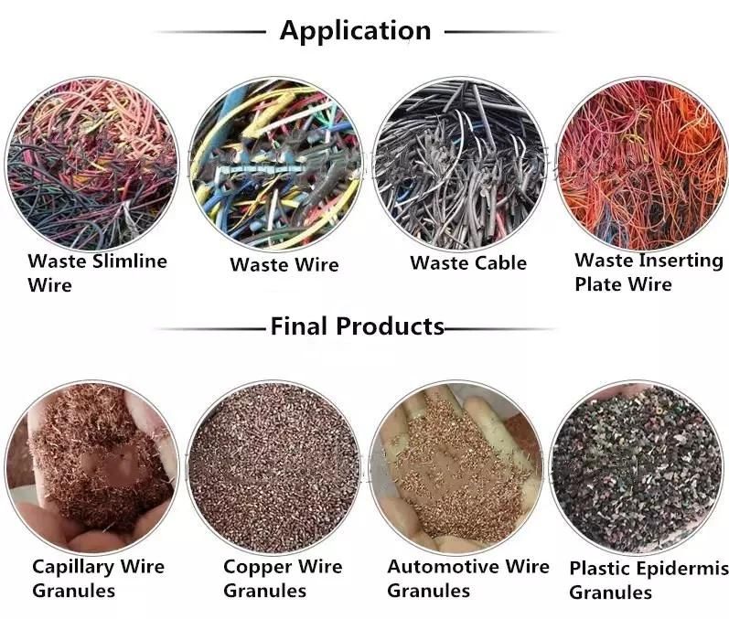 Automatic Electric Cables Processing Equipment, Copper Cable Granulatorer