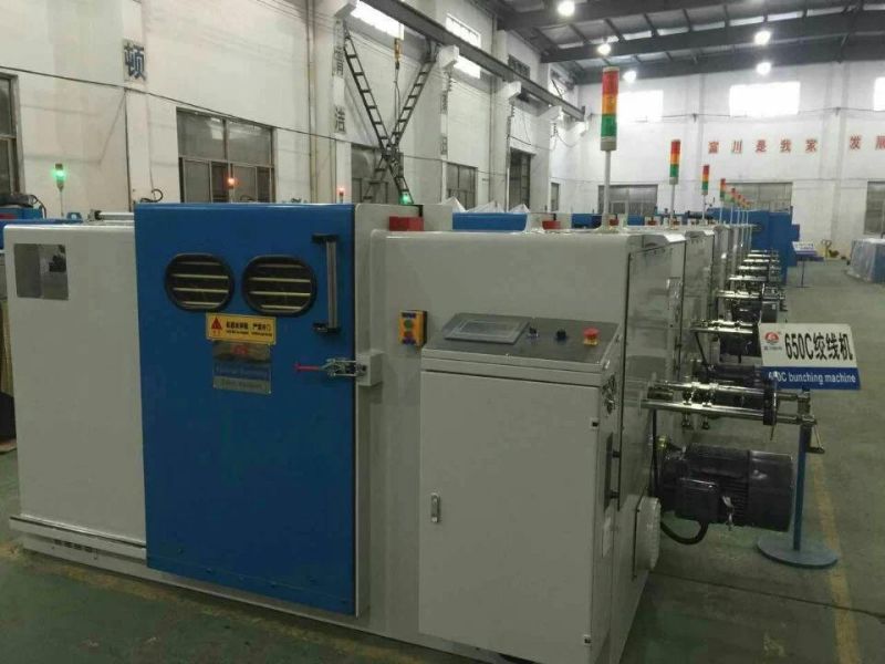 Copper Plastic Wire Cable Extrusion Winding Bunching Stranding Twisting Making Drawing Twister Cabling Machine