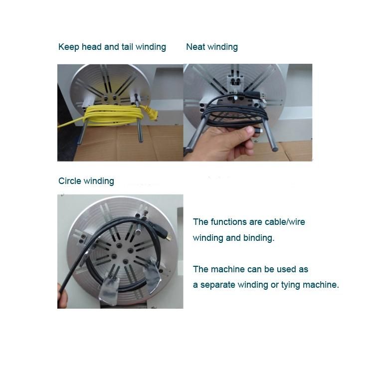 Cheaper Price Binding Coil Cable Rolling Machine Wire Winding and Tying Machine