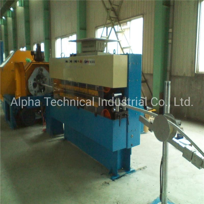 High Speed Steel Strip Interlock Cable Armoring Machine