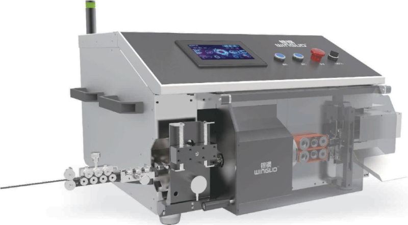 Large Square Electronic Wire, Sheath Wire and Power Line Cutting and Stripping Machine (WG-8650A)