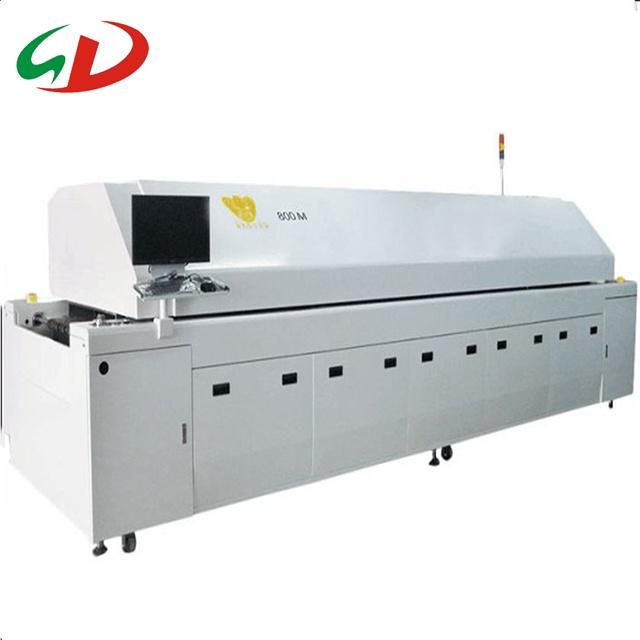 SMT Reflow Oven High Quality SMT SMD Machine 6/8/10/12 Heating Zones for LED Soldering Reflow Oven