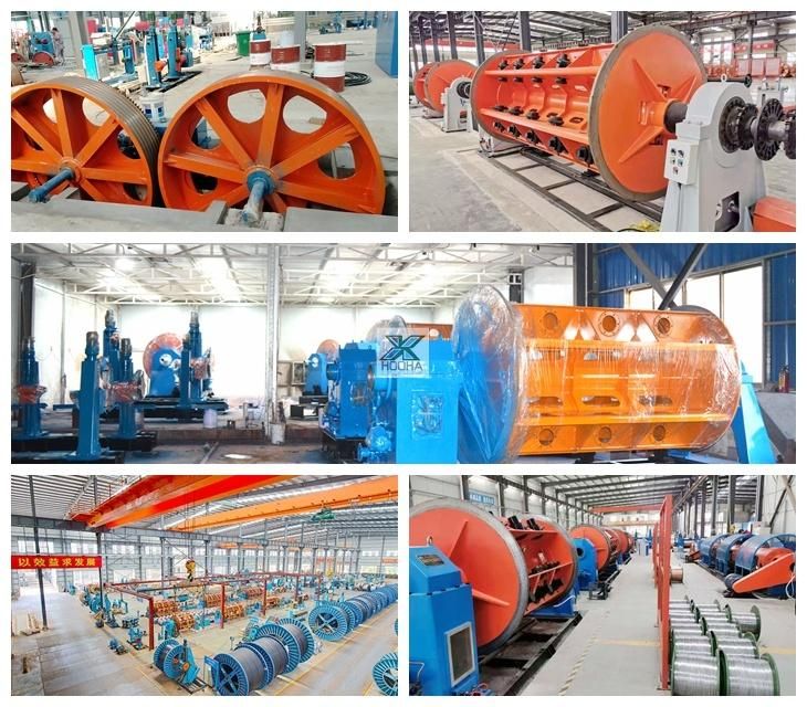 Automatic PLC Aluminum Copper Wire Cable Rigid Frame Stranding Equipment