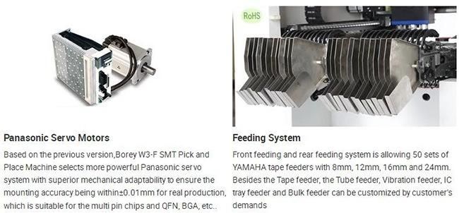 6 Heads Full-Automatic Visual SMT Pick and Place Machine