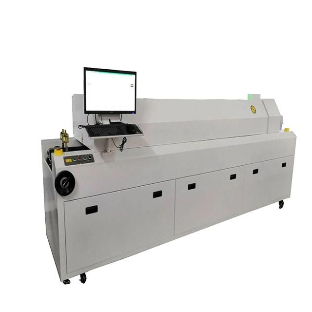 6 Zones Reflow Soldering Oven LED Light PCB SMT Reflow Oven