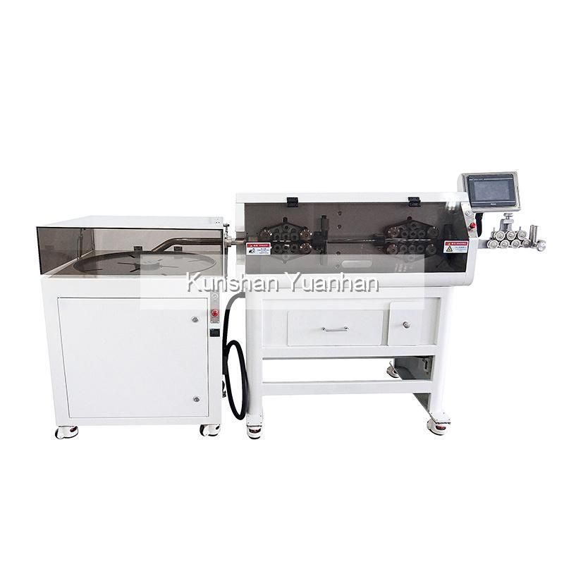 Fully Automatic Large Gauge Cable Stripping Cutting Machine Cabling Wire Stripping Machine for Max 70 Sqmm