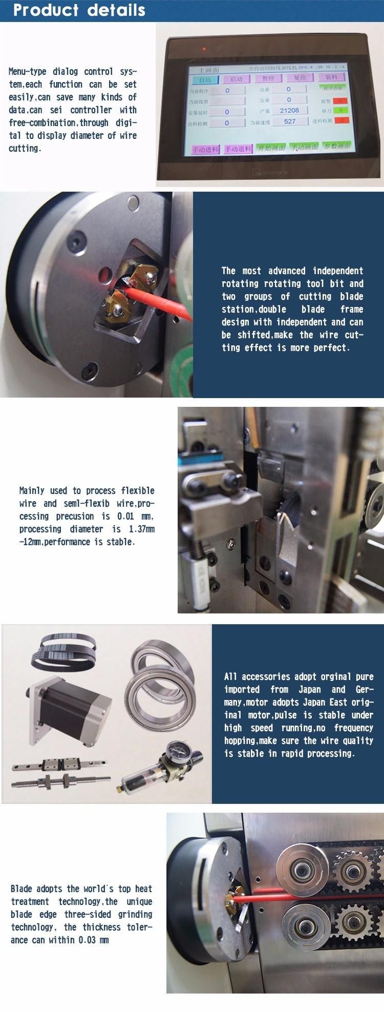 Automatic Coaxial Cable Stripping and Cutting Machine WG-9650