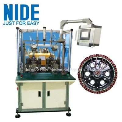 Double Working Station Wheel Motor Automatic Stator Coil Winding Machine