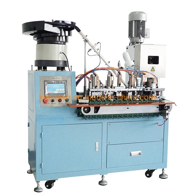 Automatic Sheath Wire Crimping Machine for 2 Pin Euro Plug