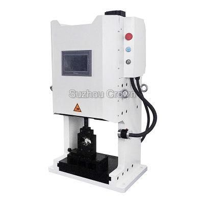 Wl-Sf40t Semi Automatic Large Gauge Cable Crimping Machine Servo Motor Driven Terminal Crimping Machine