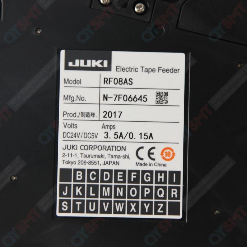 SMT Spare Parts Juki 8mm Feeder RF08as