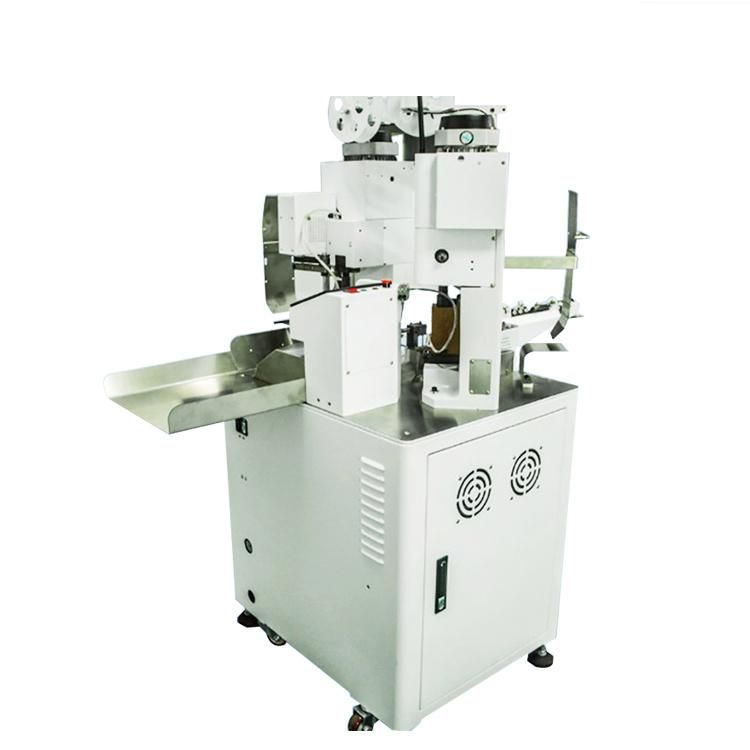 Wl-S01 Full Automatic Double Head Two Ends Cable Wire Cutting Stripping and Terminal Crimping Machine