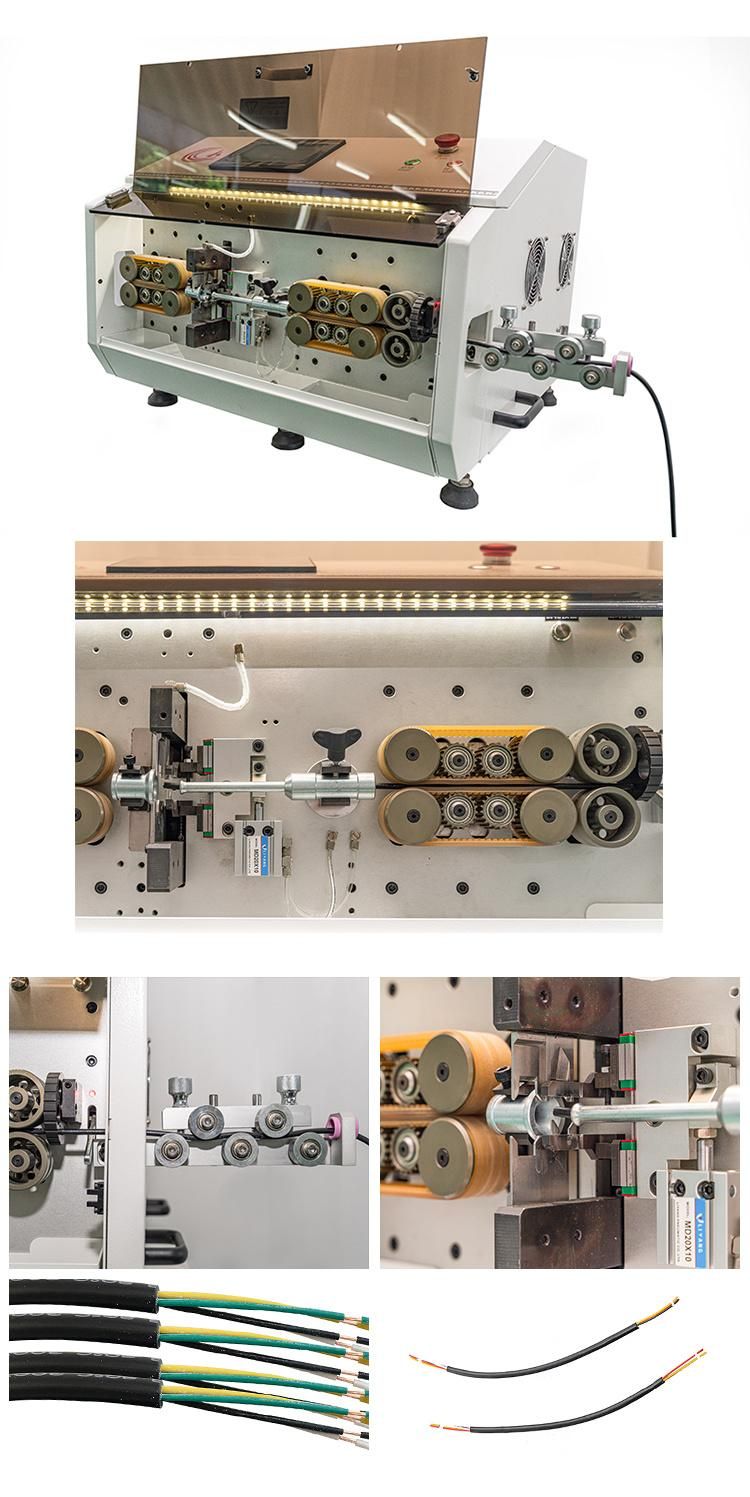 Hc-608K1 Cable Cut Strip Jacket and Inner Cores Machine