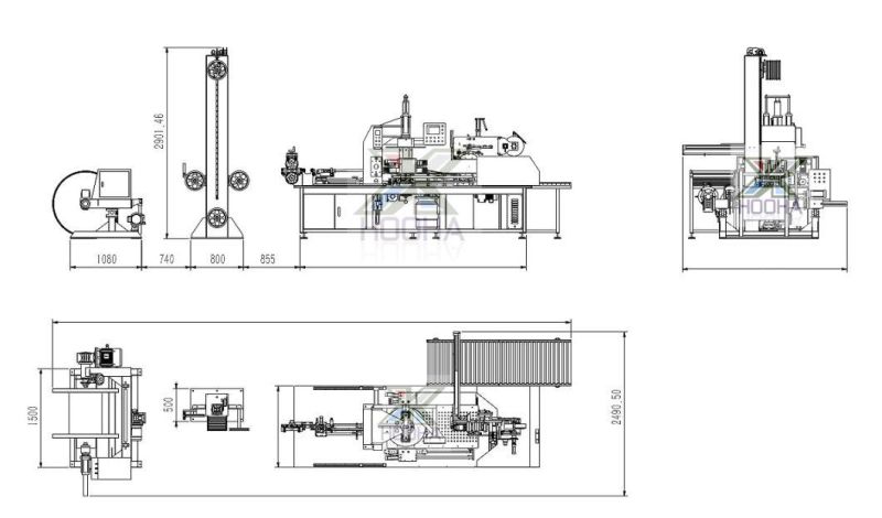South Korea Optical Fiber Cable Coiling Machine