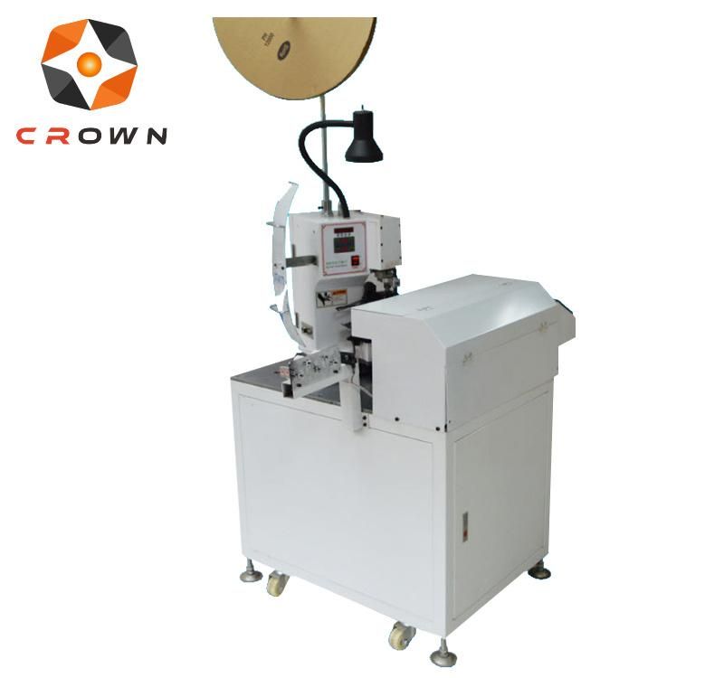 Wl-T60 Fully Automatic High Effiency Double Head Four Wire Cutting Stripping Terminal Crimping Machine