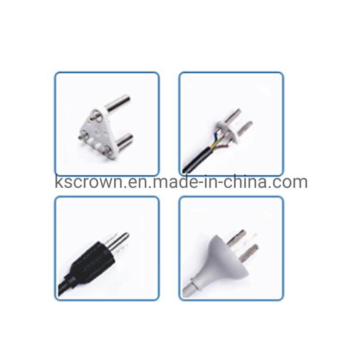 France Power Plug Making Machine, French Head Inner Frame 16A Plug Insert Crimping Machine