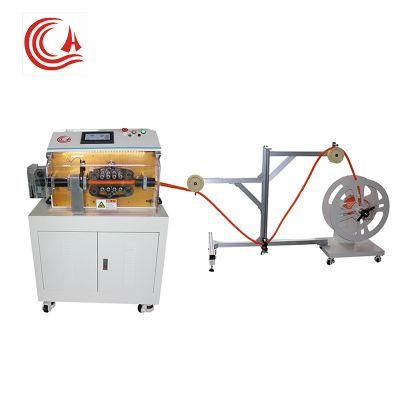 Hc-605 Full Automatic Threaded Pipe Cut Plastic Round Tube Corrugated Tube Cutting Machine