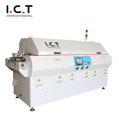 PCBA SMT Reflow Oven for LED Assembly Eta 8 Heating Zones Ovens