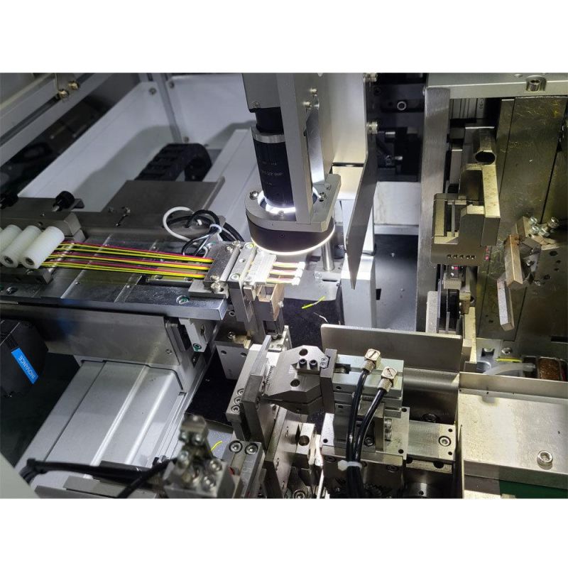 Insertion Tin Dipping Terminal Crimping Housing Connector Inserting Machine