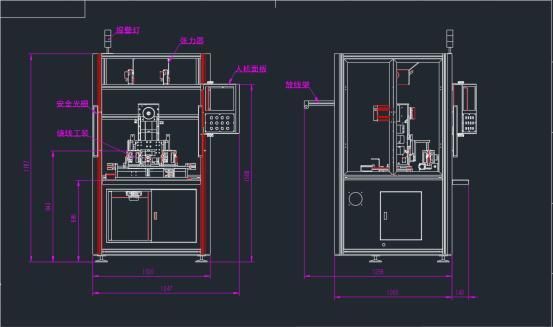 Double Head Stator Winding Machine