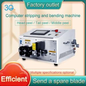 3q Automatic Enamel Wire Stripping Cutting and Bending Machine