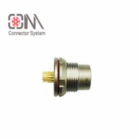 Qm F Series Mhn Protruding Socket Metal M12 Push-Pull Connector