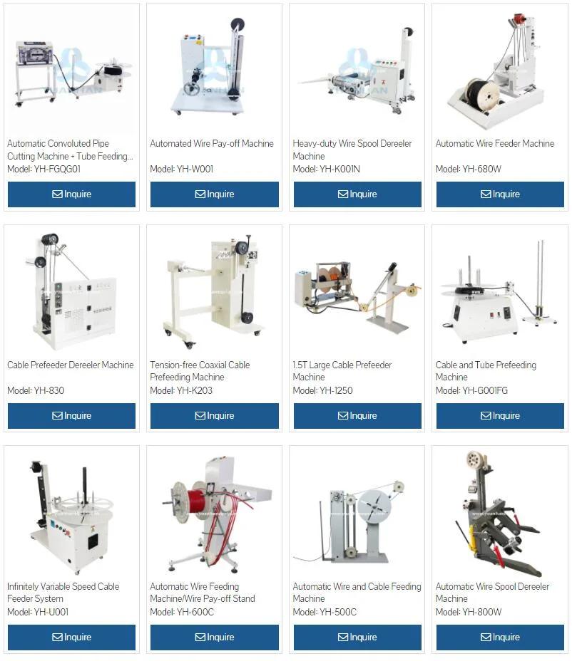Wire Prefeeding System Electric Wire Spool Bobbin Pre Feeding Machine