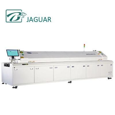 Ysm10&prime;s Perfect Mate Jaguar Manufacture CE Qualified Easy Install High Productivity 10 Zone Lead-Free Hot Air Reflow Oven