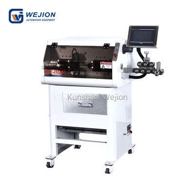 Fully automatic multi-core sheathed wire stripping machine with middle stripping device of model CS-8030HZ