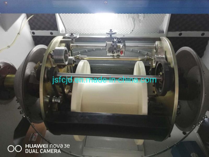 Copper Cable Plastic Wire Winding Extrusion Cutting Bunching Buncher Extruder Coiling Machine