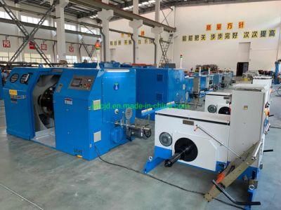 PLC Touchscreen Control, Stable Tension Copper Wire Winding Buncher Bunching Machine, 0.38-1.7mm, Double Twister Stranding Machine