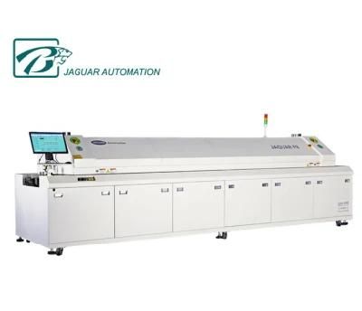 RS-1r&prime;s Perfect Mate Jaguar Manufacture Hot Sale CE Qualified High Productivity 8 Zones Lead-Free Hot Air or IR Reflow Soldering