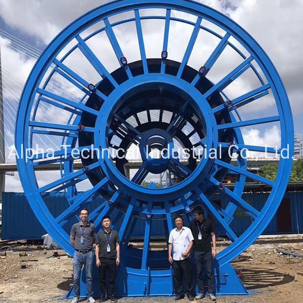 Double Layer High Speed Cable Drum/Flange, Enhanced Metal/Galvanized Reel/Spool/Bobbin for Wire Rope Cable