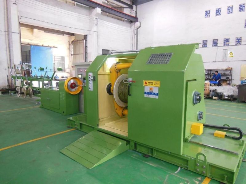 Core Electric Electrical Wire Cantilever Single Twisting Bunching Stranding Twist Extrusion Winding Machine