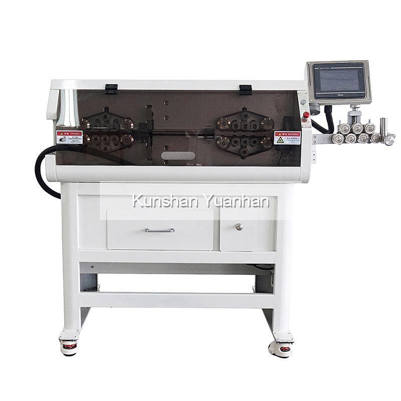 Fully Automatic Large Cable Stripping Machine Multi-Core Sheathed Cables Stripping Cutting and Twisting Machine Yh-8070h