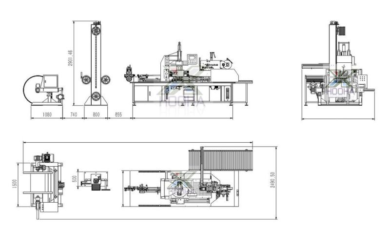 Flexible Cable Packing Equipment and Wrapping 2 in 1 High Speed Wire Packing Machine