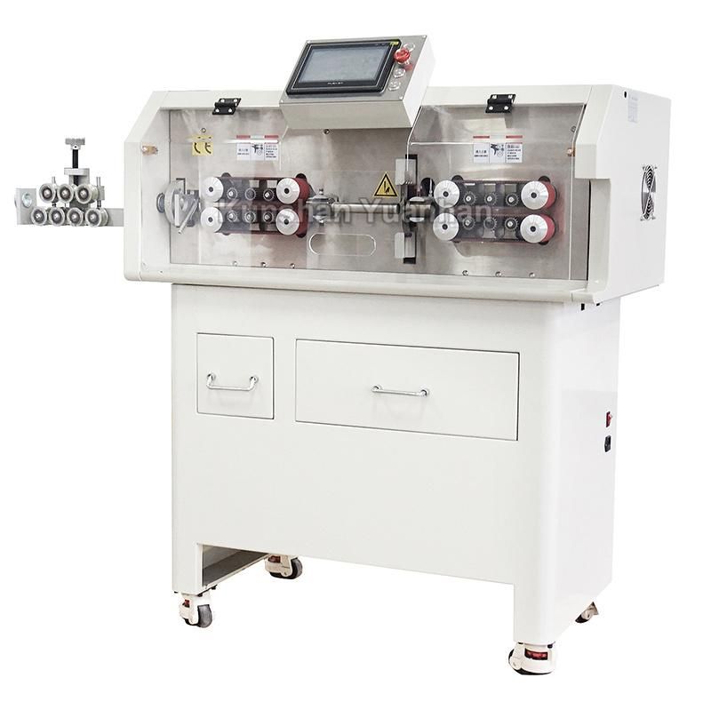Fully Automatic Jacket Cable Peeling Machine PVC Cable Cutting and Stripping Machine China