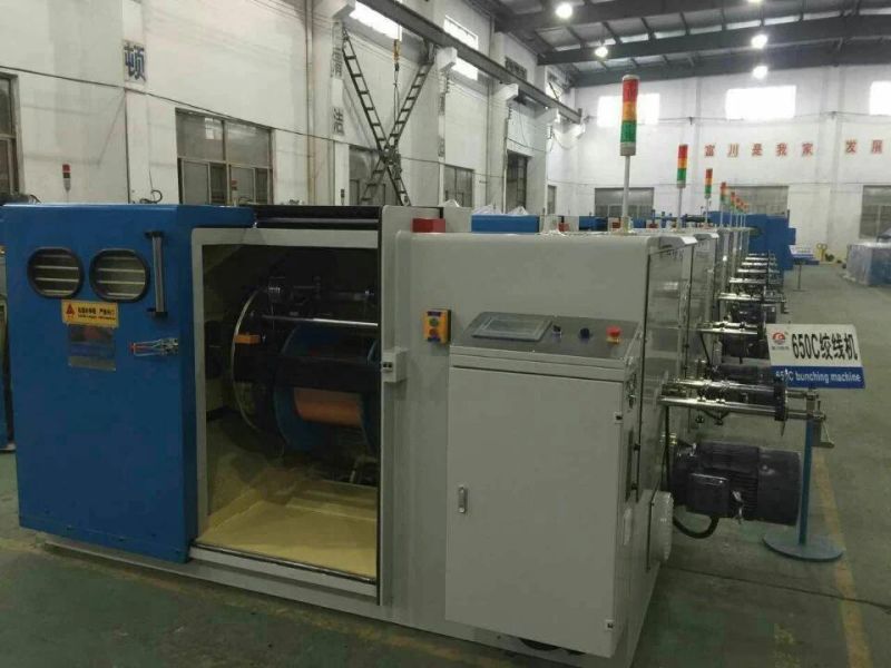 Copper Plastic Wire Cable Extrusion Winding Bunching Stranding Twisting Making Drawing Twister Cabling Machine
