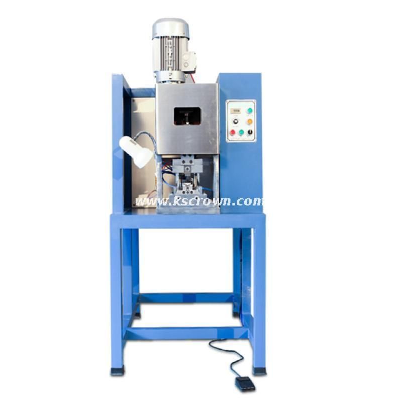 Automated France Power Plug Crimping Machine